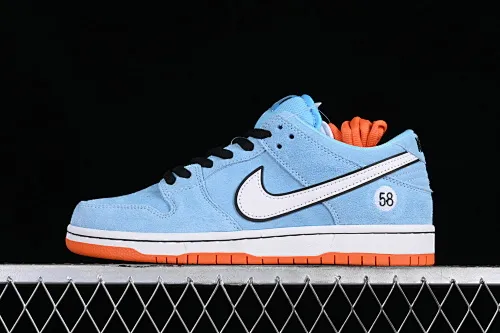 All categories Nk SB Dunk Series Nk SB Dunk Low Low-top sneakers C version WE CLUB 58 x Nk SB Dunk Low Pro "Club 58 Gulf" Dunk series low-top casual sports skateboard shoes BQ6817-401